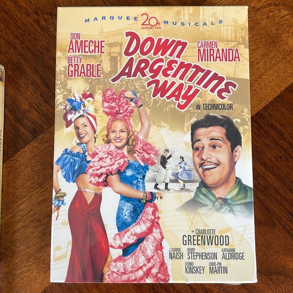 NEVER OPENED SEALED - BETTY GRABLE - PIN UP GIRL & DOWN ARGENTINE WAY - DVDS!! - Picture 5 of 8